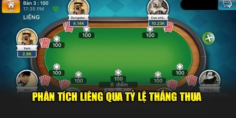 Phân tích liêng qua tỷ lệ thắng thua